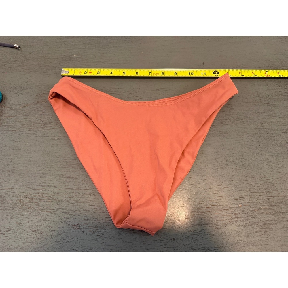 Buffbunny Collection Bikini Bottom Coral Terracotta High Cut Medium